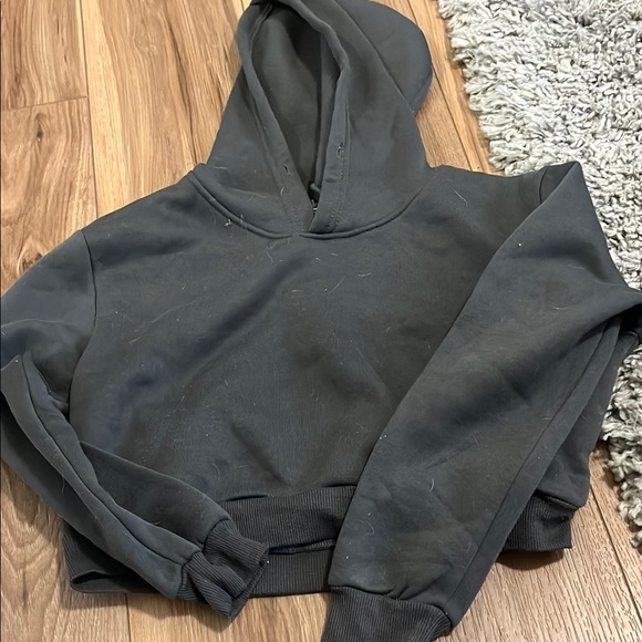 Women's Black Hoodie Sweater - Picture 1 of 1